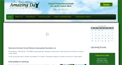 Desktop Screenshot of amazingdayfoundation.org